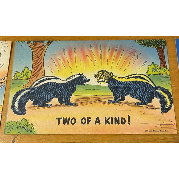 (3) 1942 Vintage WW2 UNUSED postcards all different Tichnor Bros. NEW LISTING - Picture 4 of 7